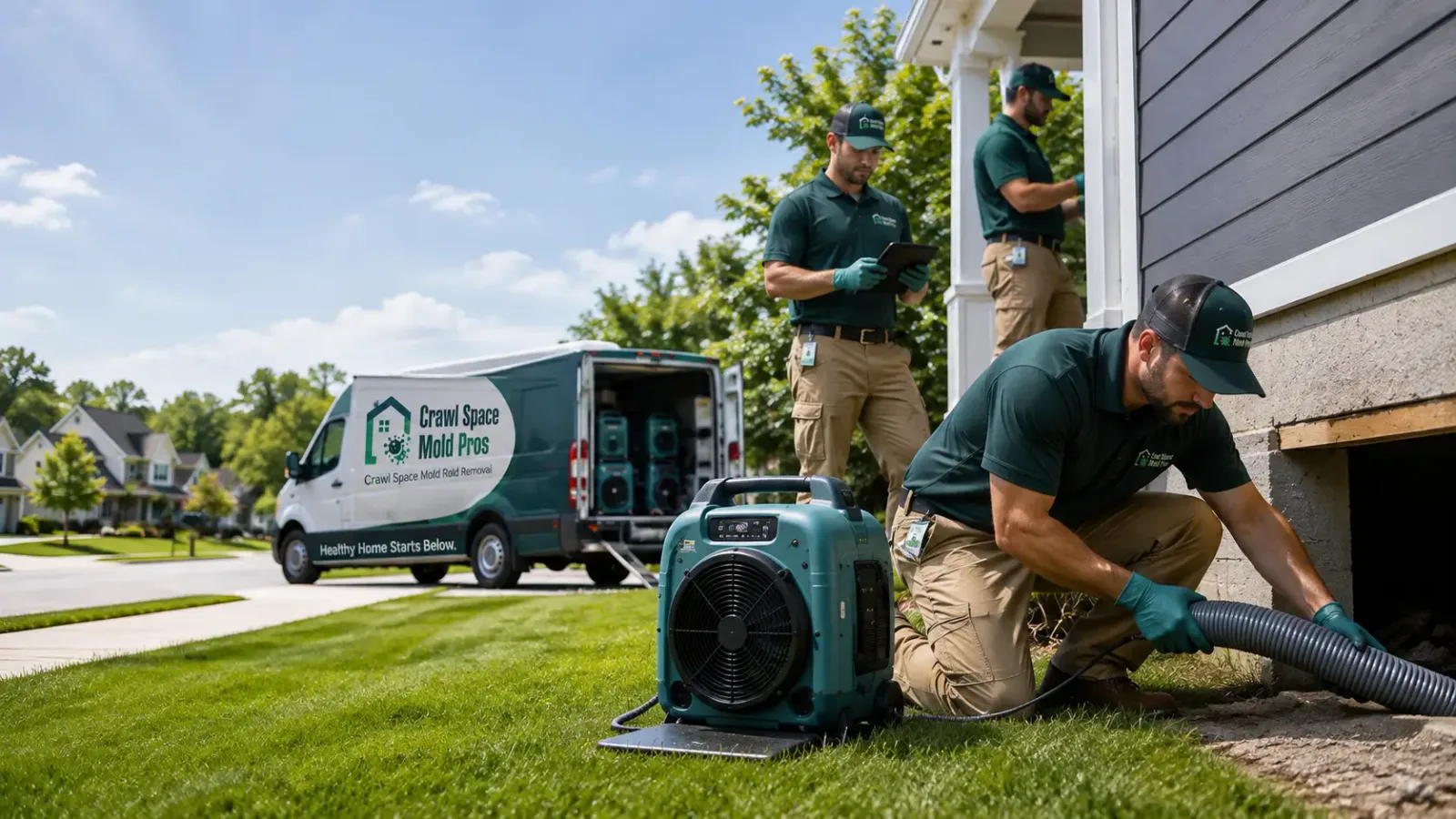 Crawl Space Mold Removal in Waterford Works, NJ